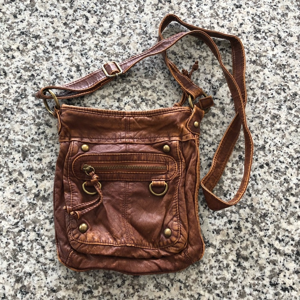 Faux Leather Crossbody